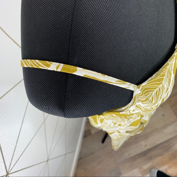 ABL Palm Frond Button Front Dress With Pockets - Picture 5 of 12